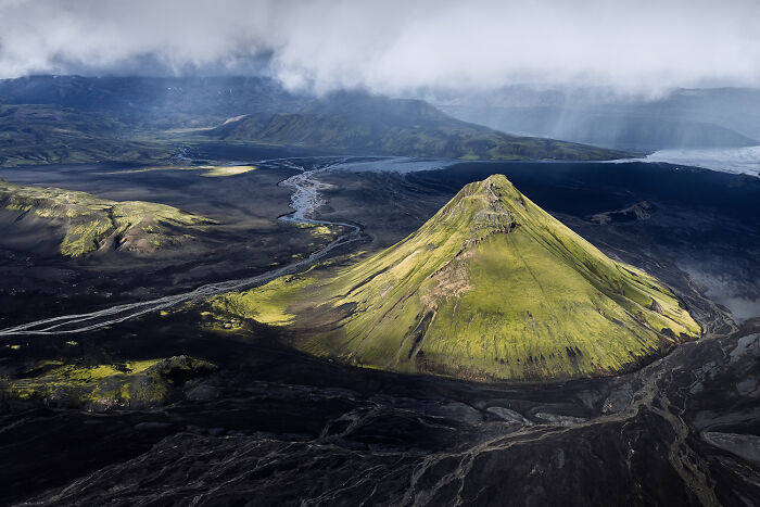 Heart of Highlands from 'Iceland From Above' by Artem Postelnikov
