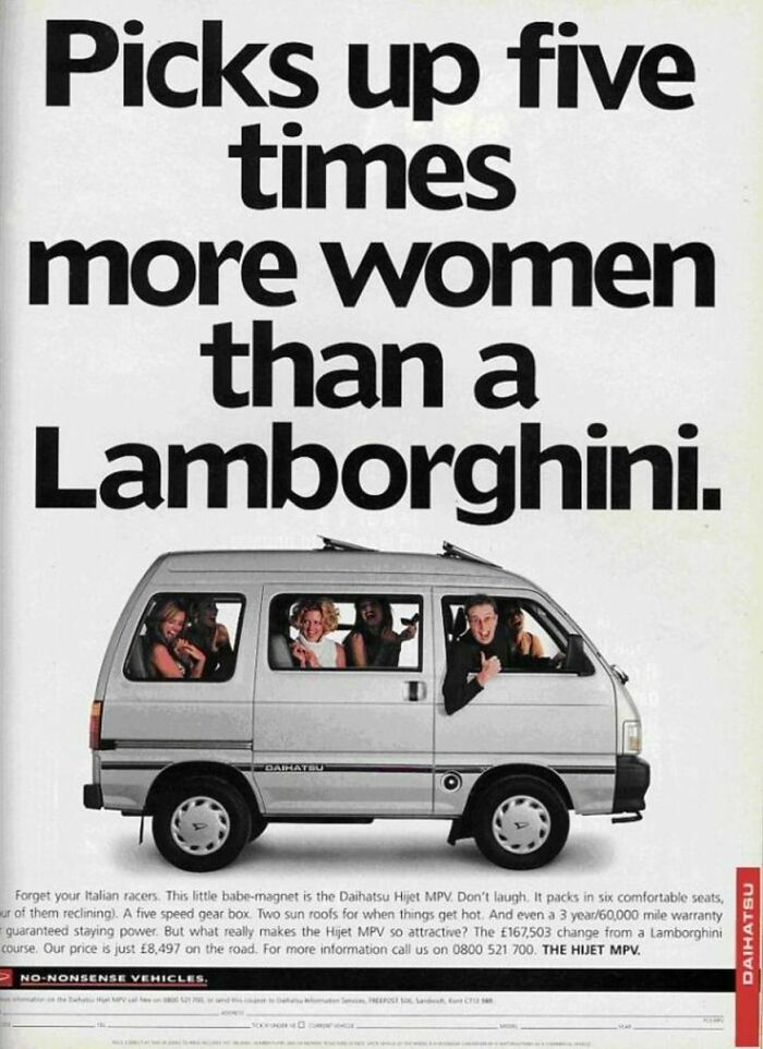 Picks Up More Ladies Than a Lamborghini? Sign Us Up!