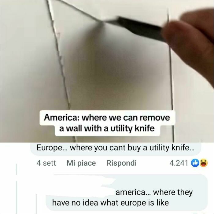 No Utility Knives Allowed in Europe?