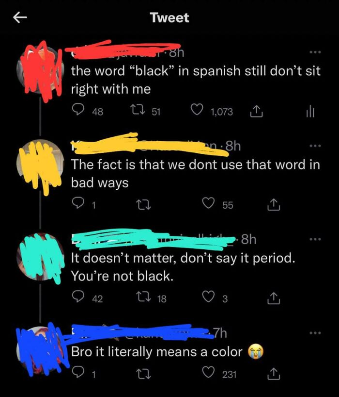 Avoid Spanish Words Because Of Race Issues?
