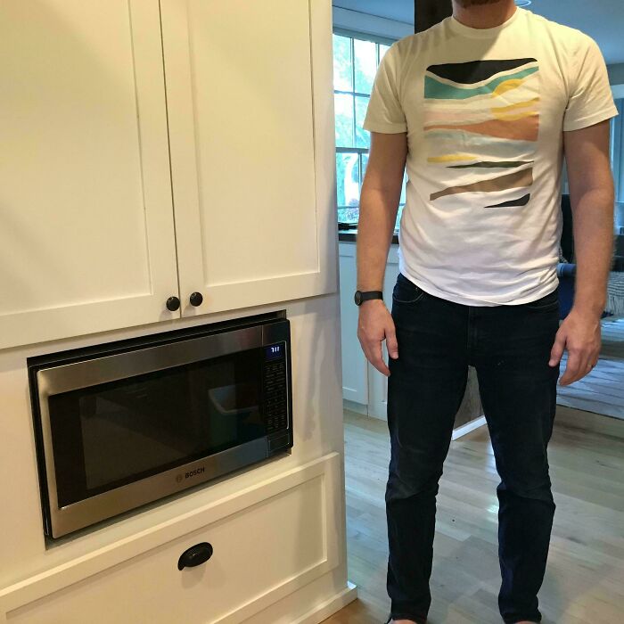 Knee-Height Microwave: Designed for Trouble