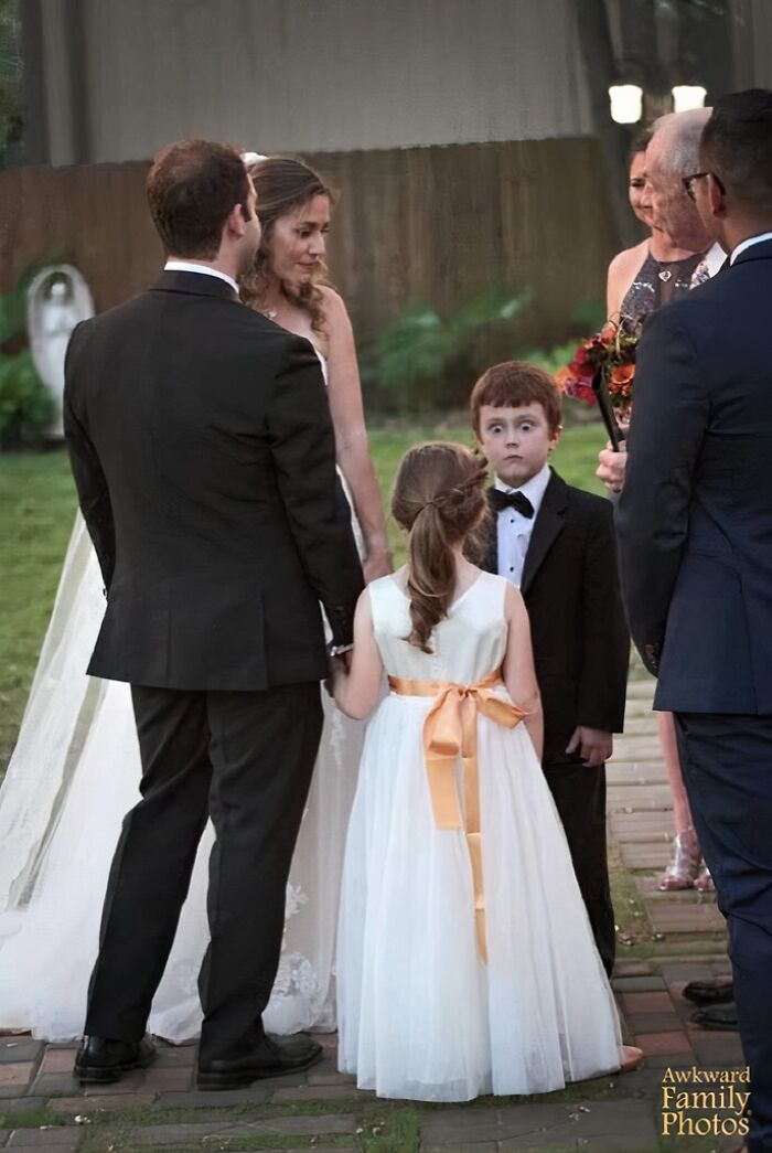 Whisper-Screaming Kids Ruin the Vows—but in a Cute Way
