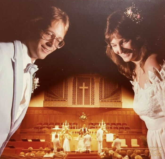 1985 Wedding Photoshop: When New Skills Go Wild