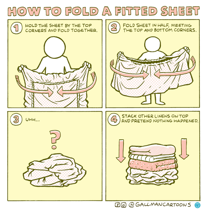 Conquer the Mystery of Folding a Fitted Sheet
