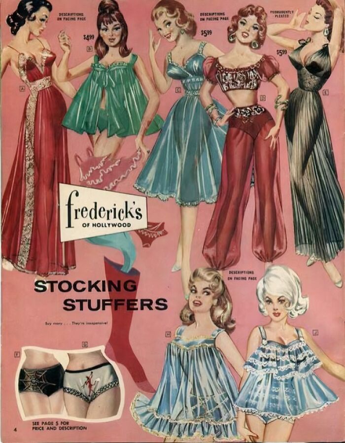 Frederick’s Of Hollywood Stocking Stuffers Ad (1960s) — Naughty or Nice?