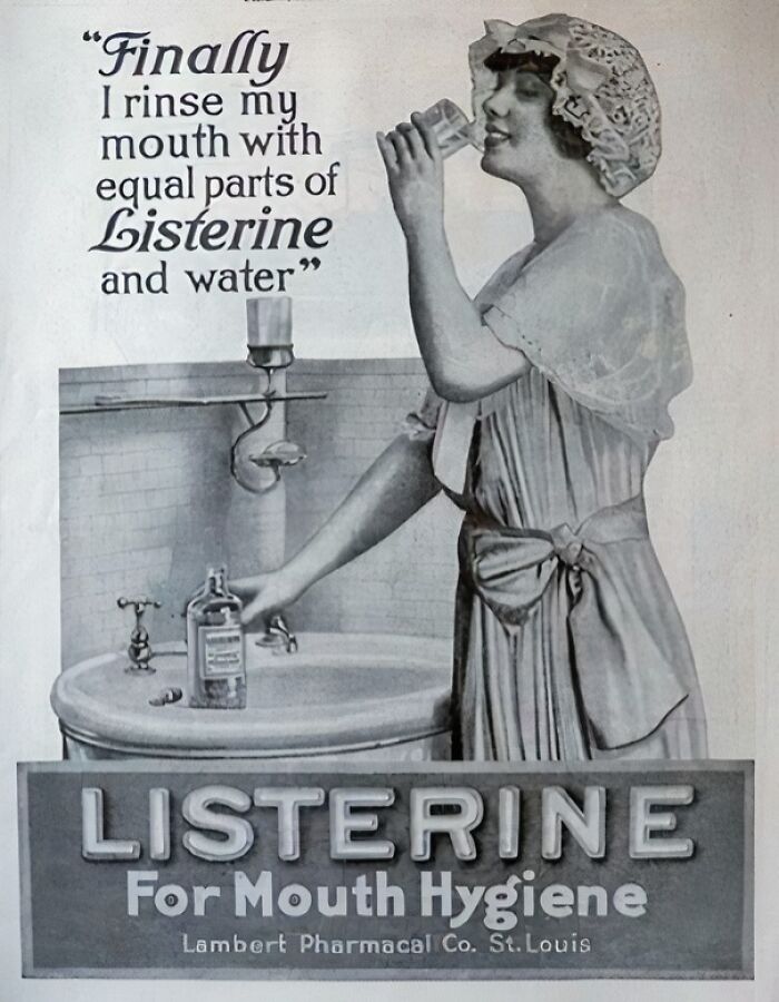Listerine Ad (1916) — Breath So Fresh, It’s Scary