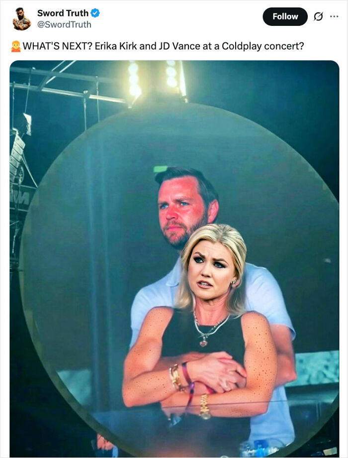 Coldplay Concert with JD Vance? Wait, What?