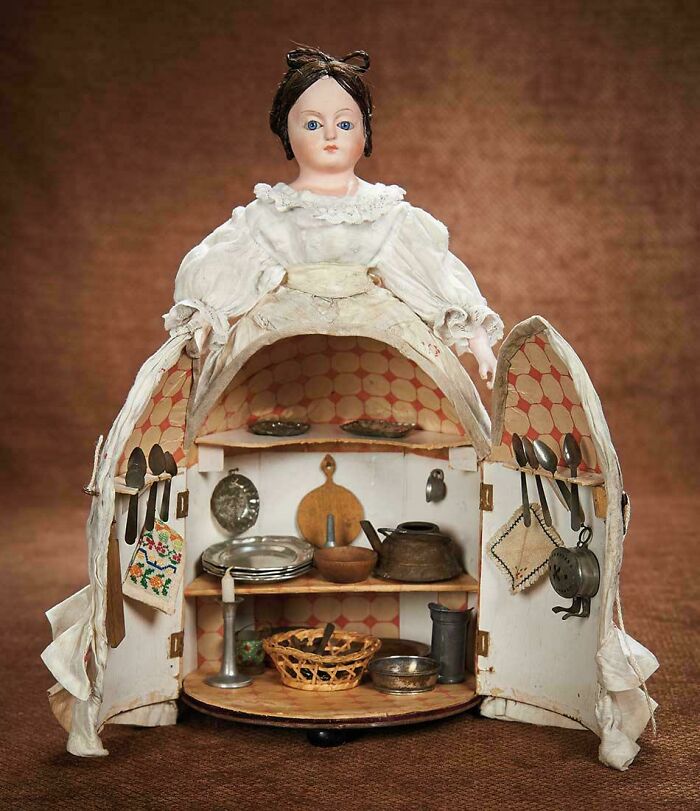 Surprise! A Doll That’s Actually a Mini Kitchen, 1870