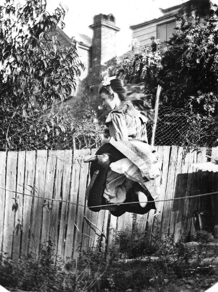 Backyard Jump Rope Fun, Circa 1890s