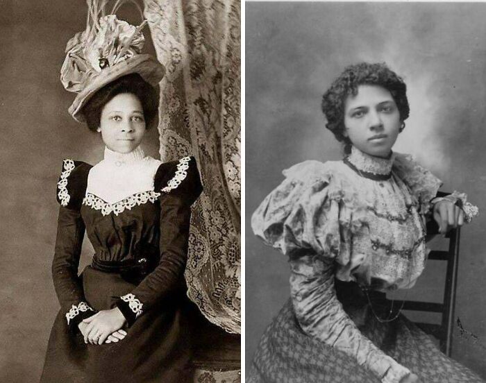 Portraits of African American Ladies from the 1890s