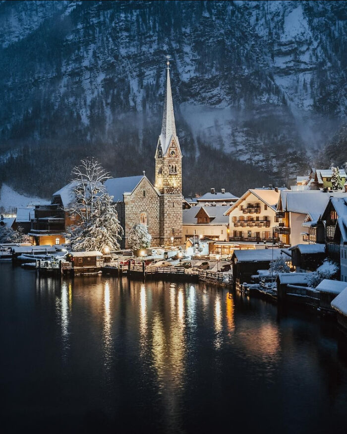 Hallstatt Looking Like a Postcard