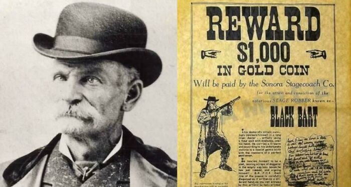 ‘Black Bart’ Was A Wild West Outlaw Who Robbed Stagecoaches And Left Poems At Crime Scenes