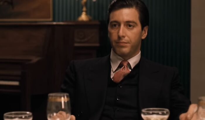 The Godfather (1972) - Michael Corleone: Tried to stay out of the family biz, but then—well—you know how it went.