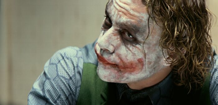 The Dark Knight (2008) - Joker: Chaos in human form who’s here to prove society’s rules are just a joke.