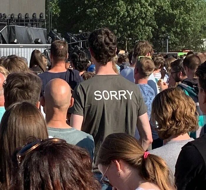 Just a Super Polite Tall Dutch Dude At A Concert