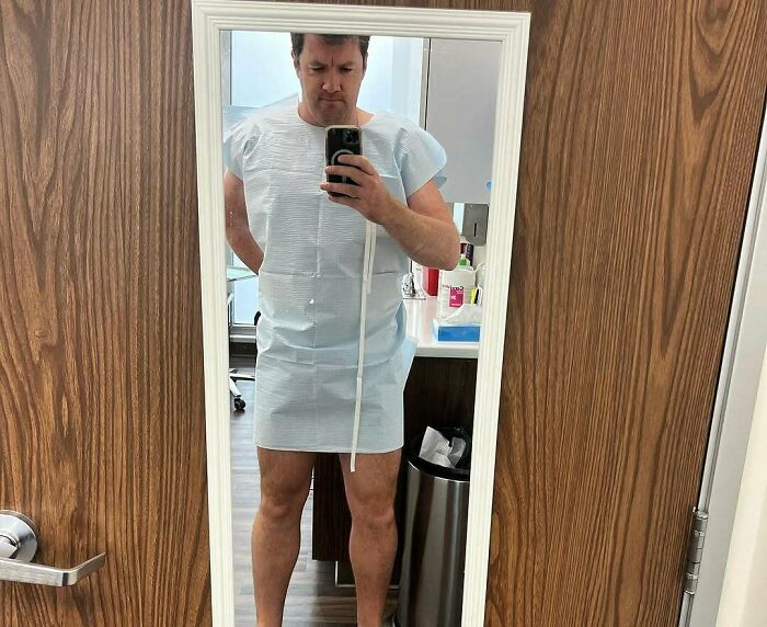 When Every Hospital Gown Feels Like A Miniskirt