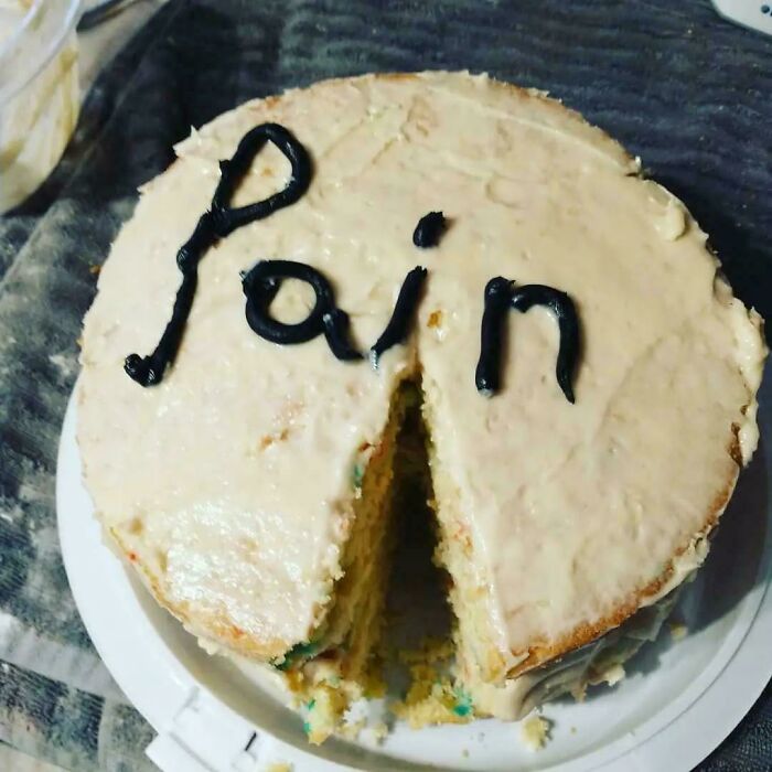 Teenager’s Gluten-Free Drama Cake