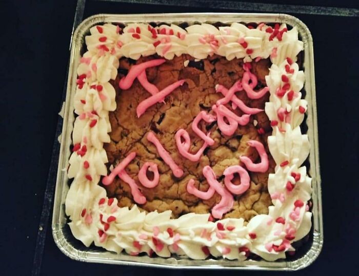 Valentine’s Day Cake, Wife Didn’t Hold Back