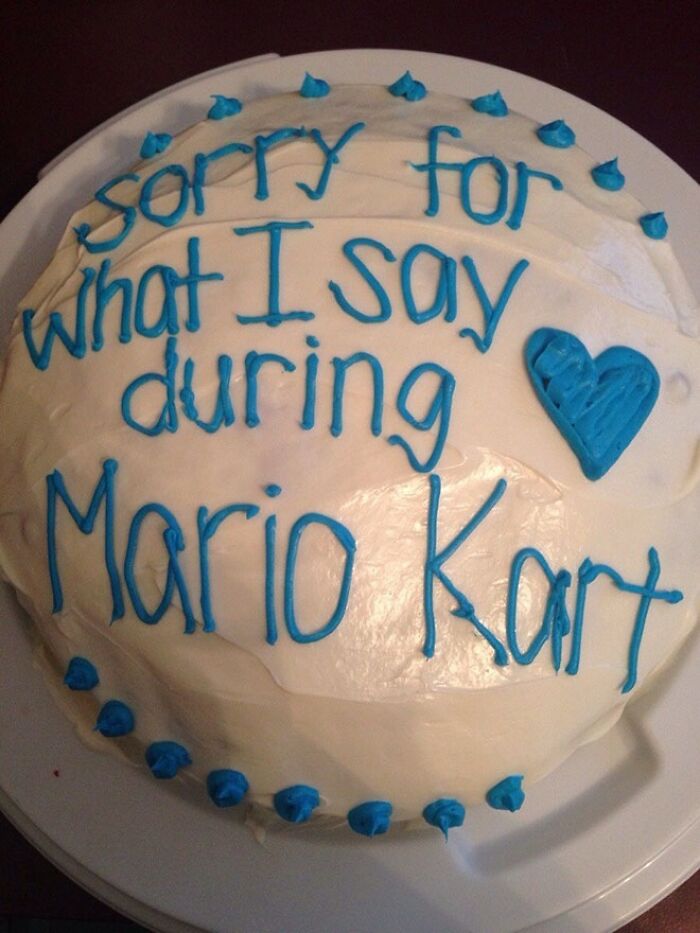 Mario Kart Cake Rage Included