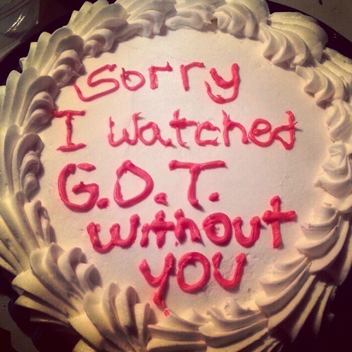 Confession Cake: ‘I Was A Bad Girlfriend’