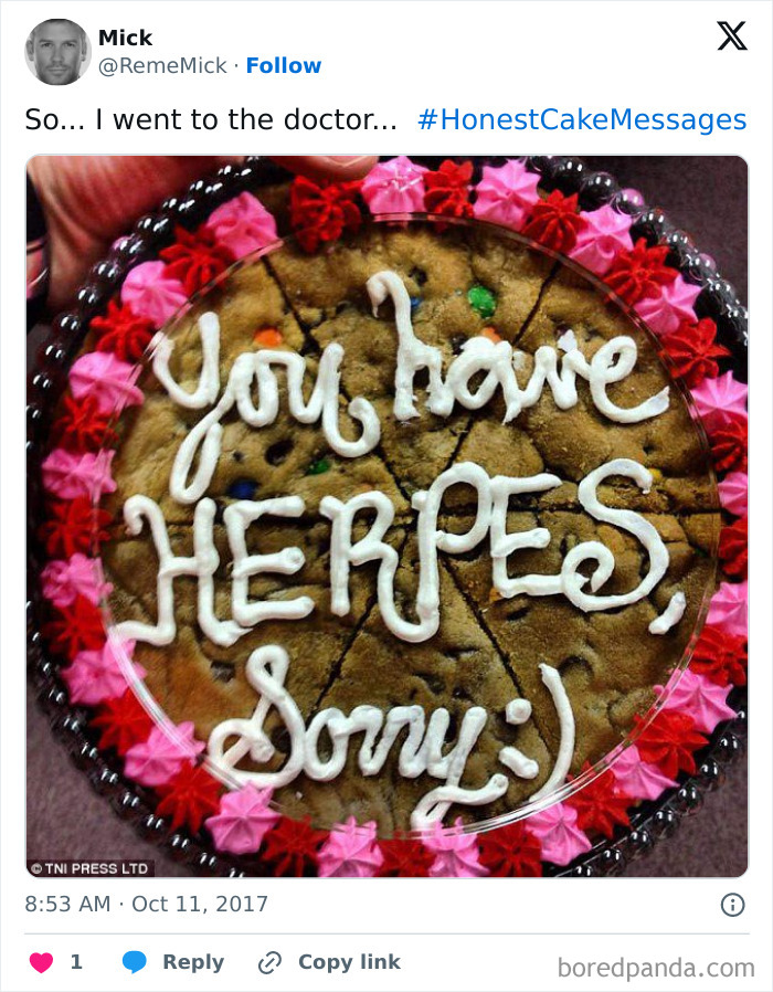 So... I Went to the Doctor and Got a Cake