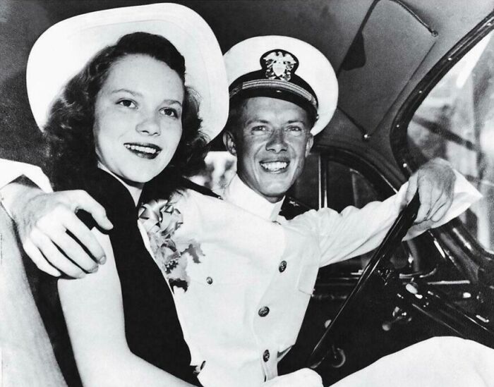 Young Jimmy Carter and Wife Rosalynn – 77 Years of Marriage Goals