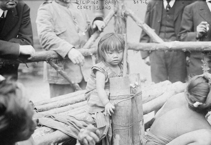 Human Zoo In 1905? People Paid To Watch A Girl Tied To A Pole!