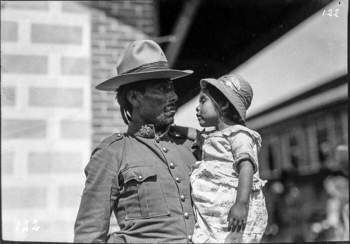 Dad Going To War Says Bye To Dad-Level Daughter At The Train Station
