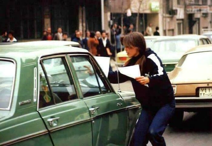 That Fierce Moment: Iranian Woman Defying The Shah Regime In 1979