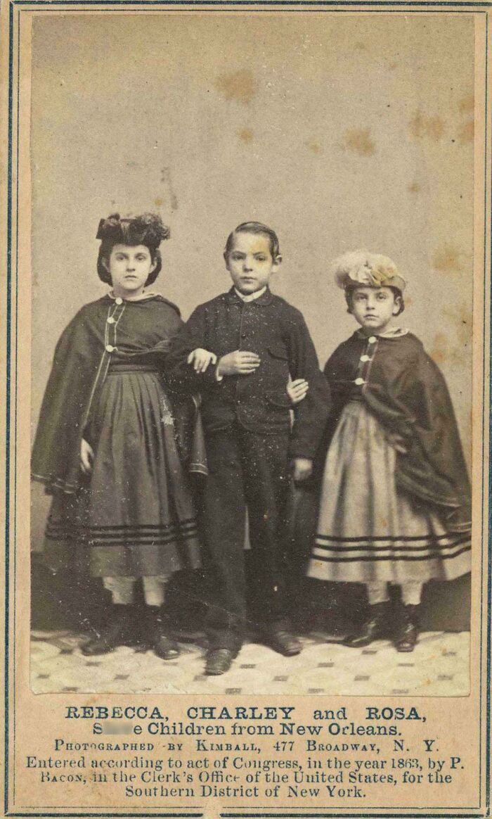 These Kids Didn’t Pass The ‘One Drop Rule’ But They Made History Anyway (1864)