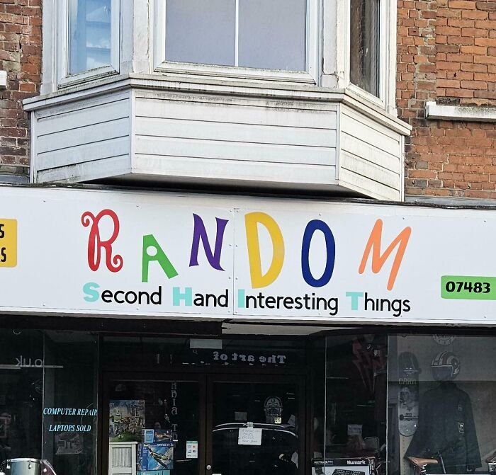 Possibly The Best Second Hand Shop Name Ever!