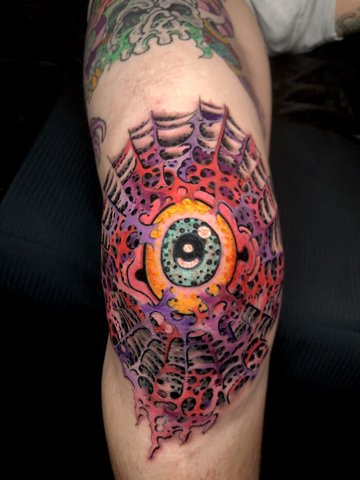 The All-Seeing Knee Tattoo