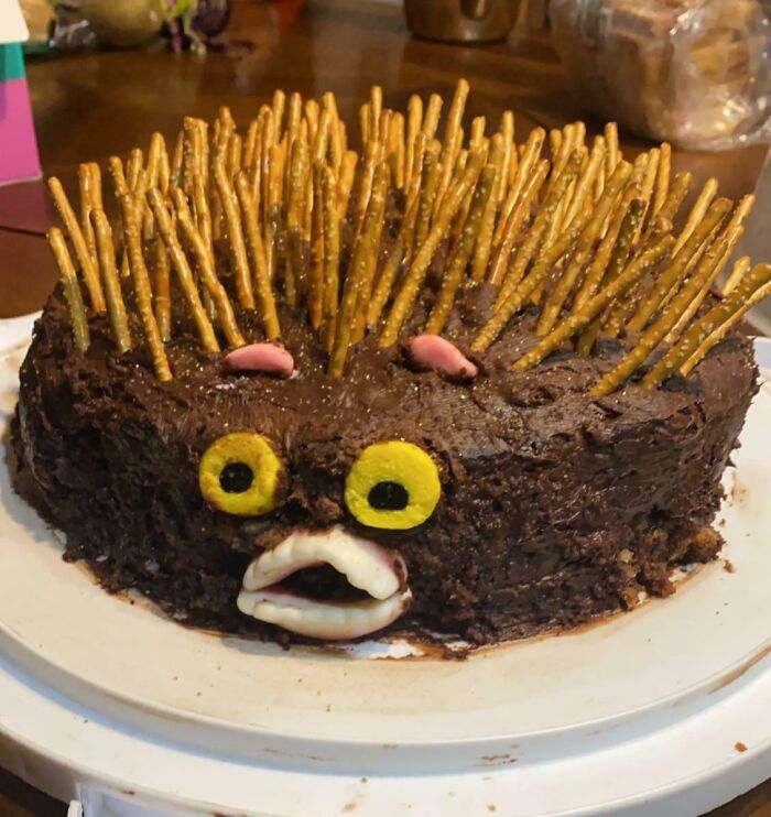 Why I Don’t Bake: Behold My Cursed Hedgehog Birthday Cake
