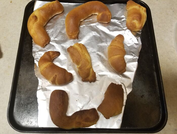 Burnt Pillsbury Croissants But I Ate Them Anyway—No Waste!