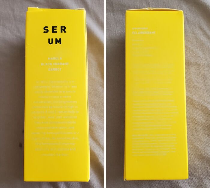 Silver Text On Yellow Packaging? Genius or Disaster?