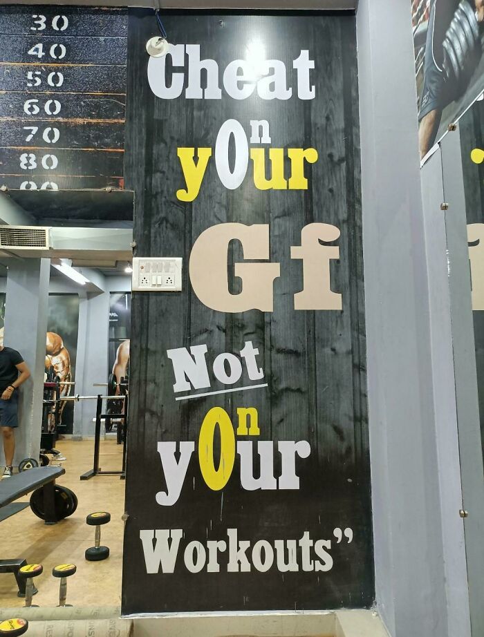 Cheat Your GF, Not Your Workouts? Wait, What?