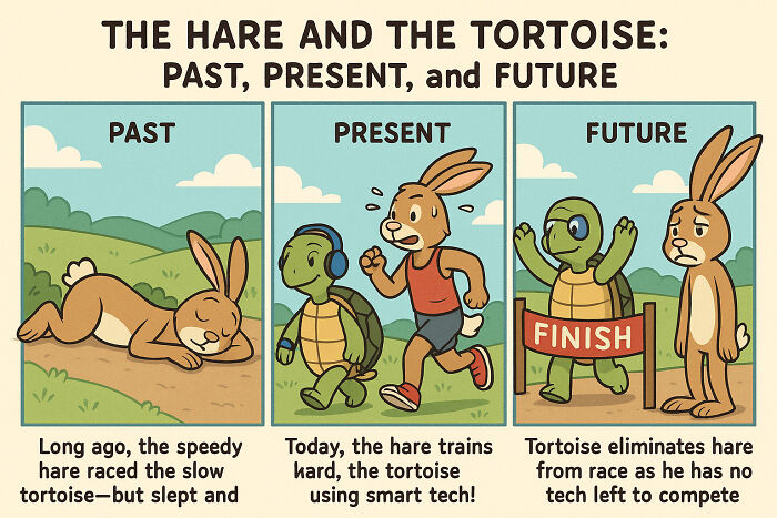 The Hare and The Tortoise... Evolved? Yeah, Weird.