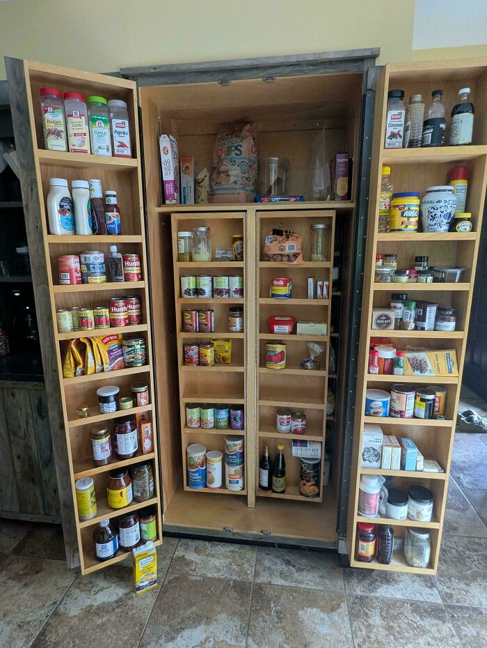 Parents’ Pantry So Clean It’s Like Walking Into Food Heaven