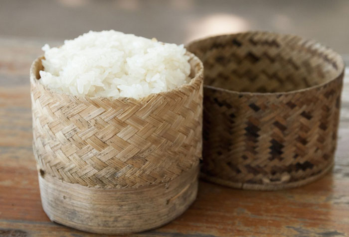 Rice Basket in Lao Homes — Just Because
