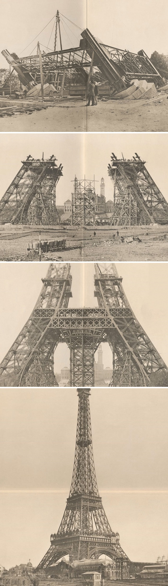 Watch The Eiffel Tower Grow Up (1887-1889)