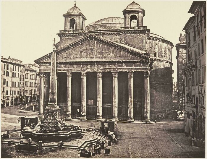 Rome’s Pantheon Like You’ve Never Seen It (Mid 1800s)