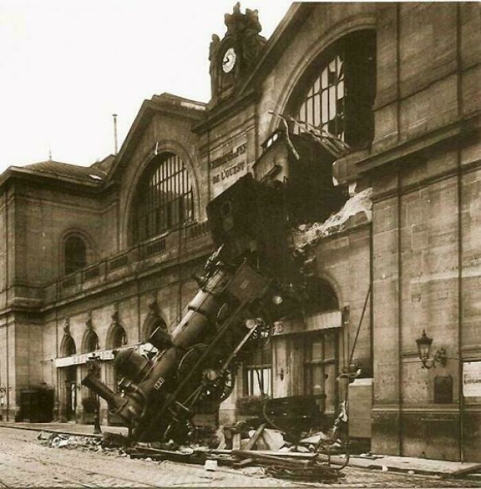 When A Train Went Too Fast And Crashed Through A Wall (1895)