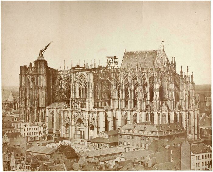 Cologne Cathedral: Still Growing in 1855!
