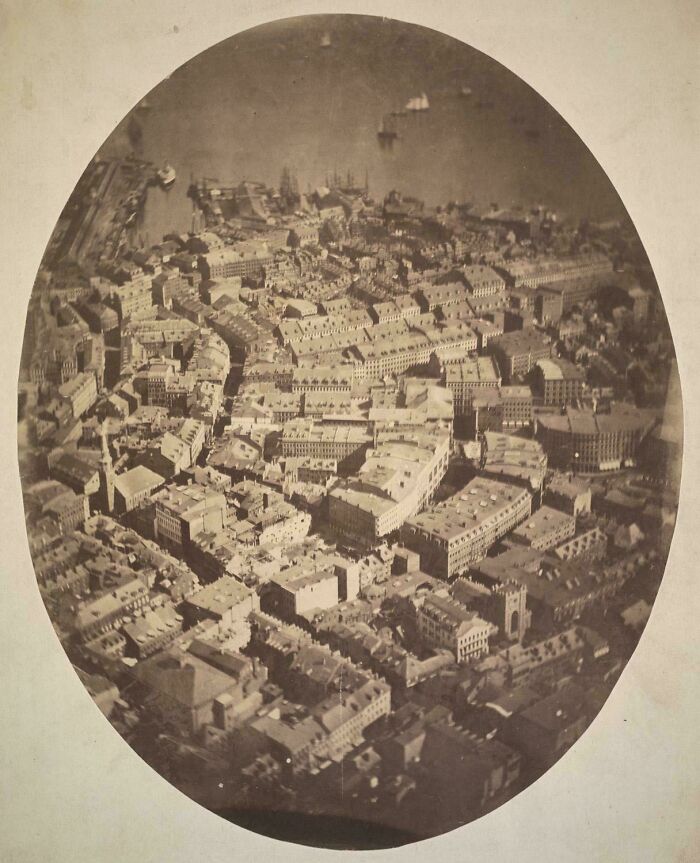 World’s Oldest Aerial Photo Took Flight Over Boston (1860)