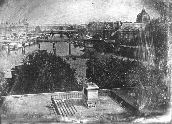 View Of Paris’ Seine River From Pont Neuf (1836-1839)
