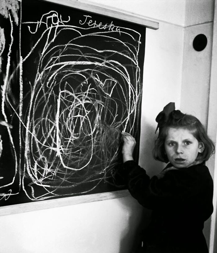 WWII Warsaw Kid Draws "Home" At A Special Residence (1948)