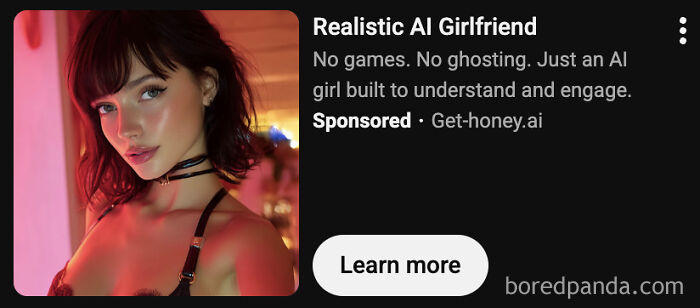 Hey, Look! An AI “Girlfriend” Ad on YouTube