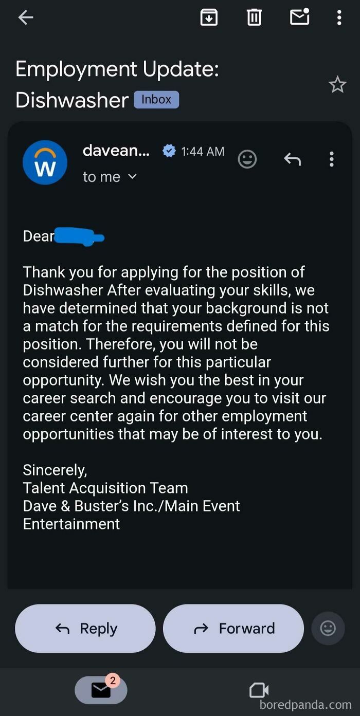 GET THIS: Rejected From a Dishwashing Job Because of a Background Check? For Real.