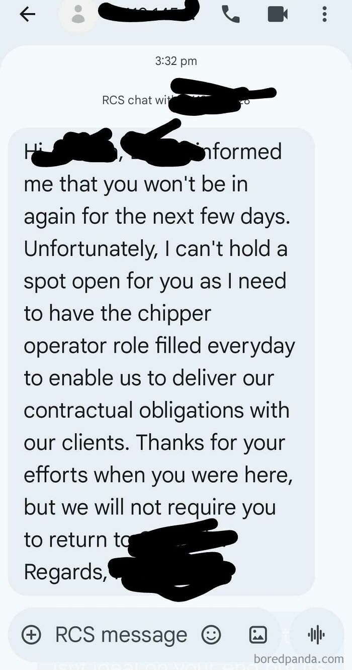 Got Fired Because I Went To The Hospital? Seriously?