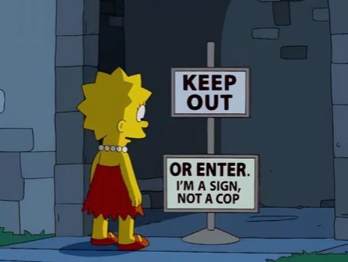 Wait, They Actually Put These Signs In The Simpsons?!